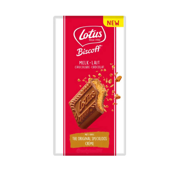 Lotus Biscoff Crunchy Milk Chocolate 180g