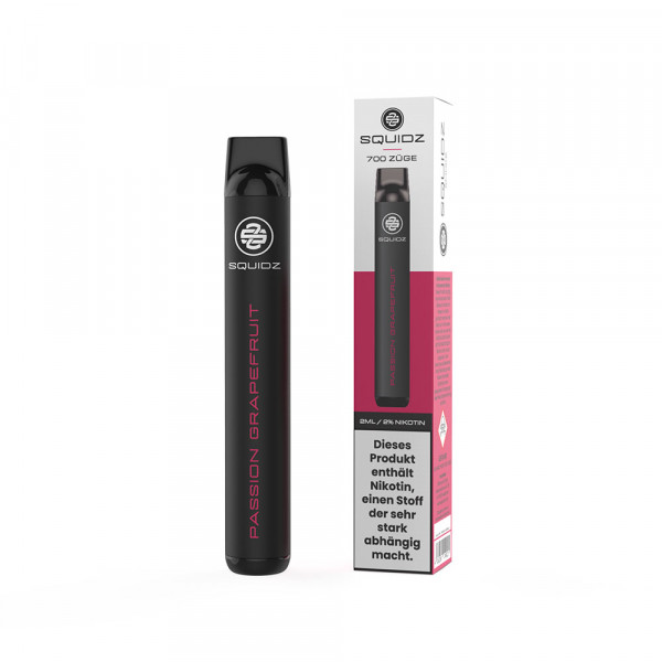 SQUIDZ Smoke 700 E-Zigarette - Passion Grapefruit