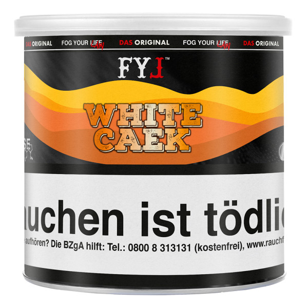 Fog Your Law Pfeifentabak 65g - Dry Base White Caek