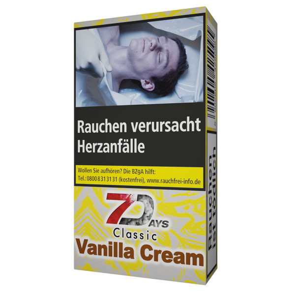 7 Days Classic Tabak 25g - Vanilla Cream (3,90€)