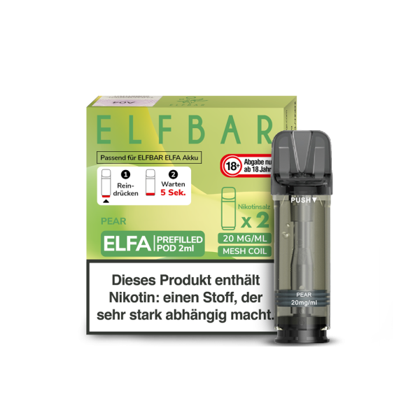 Elf Bar ELFA Pods 20mg (2 Stück) - Pear