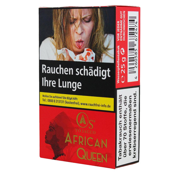 O`s Tobacco Red 25g - African Queen (4,00€)