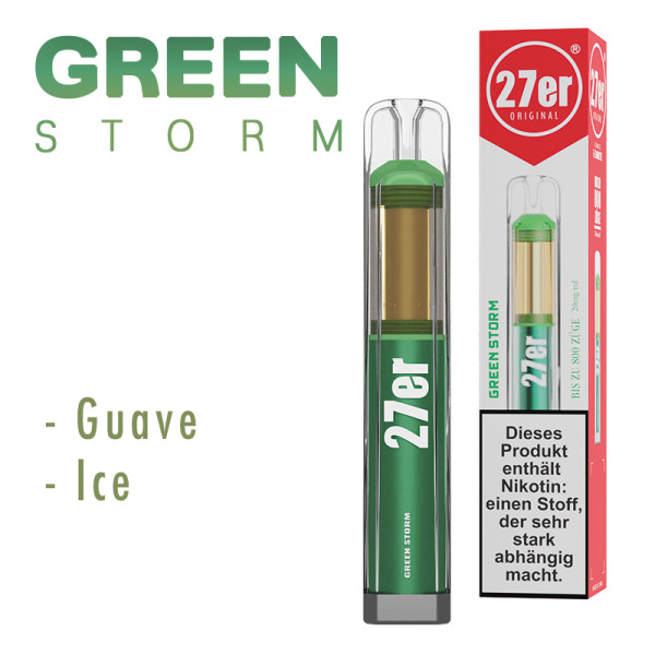 27er Original 800 E-Zigarette - Green Storm