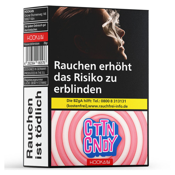 Hookain Tobacco 25g - CTTN CNDY (4,20€)