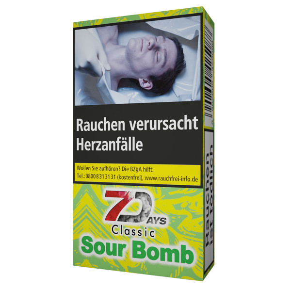 7 Days Classic Tabak 25g - Sour Bomb (3,90€)