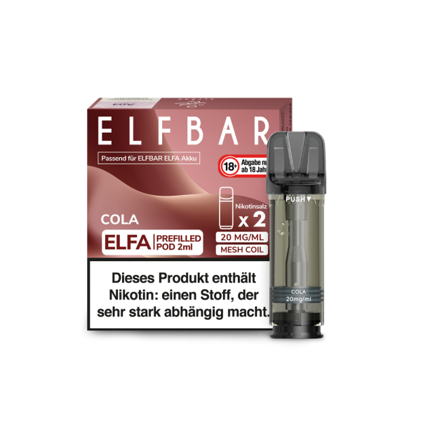 Elf Bar ELFA Pods 20mg (2 Stück) - Cola