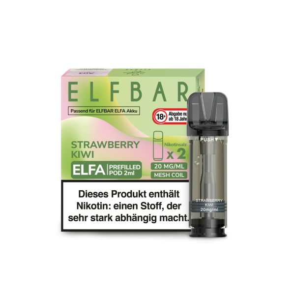 Elf Bar ELFA Pods 20mg (2 Stück) - Strawberry Kiwi