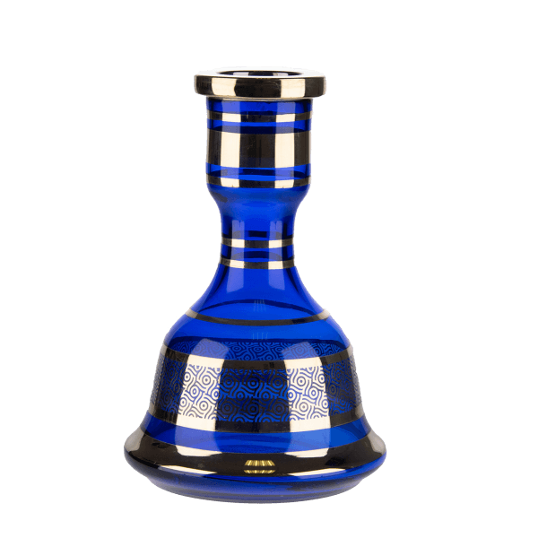 Jookah Tradi Ersatzglas - 530-06 Gold/Blau