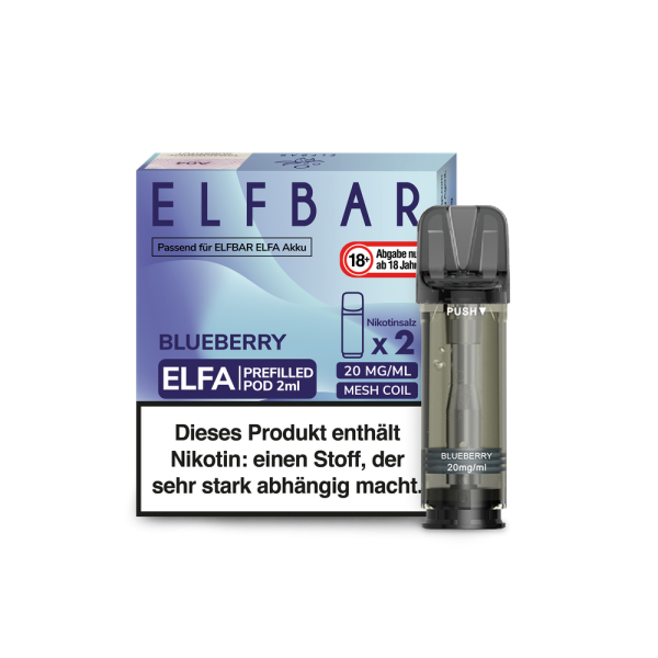 Elf Bar ELFA Pods 20mg (2 Stück) - Blueberry