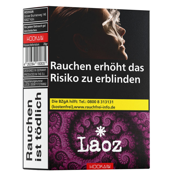 Hookain Tobacco 25g - Laoz (4,20€)