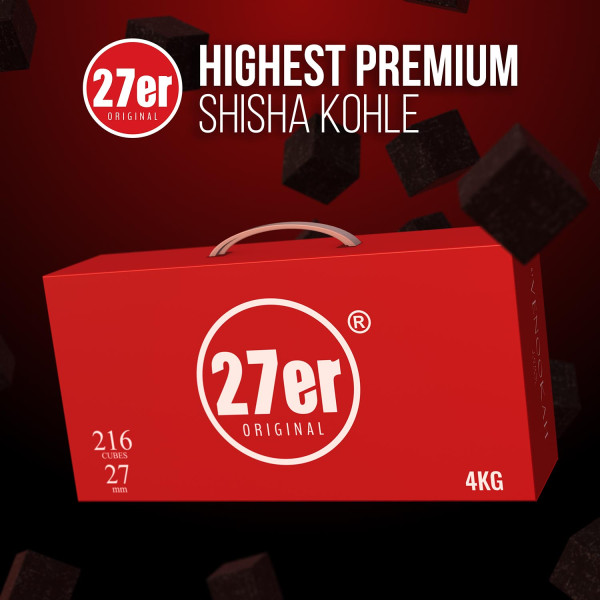 27er Original Shisha Kohle - 4KG (Consumer)