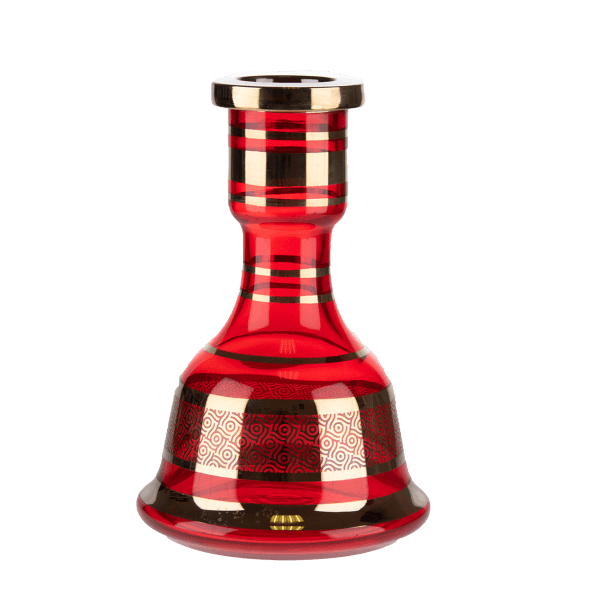 Jookah Tradi Ersatzglas - 530-06 Gold/Red